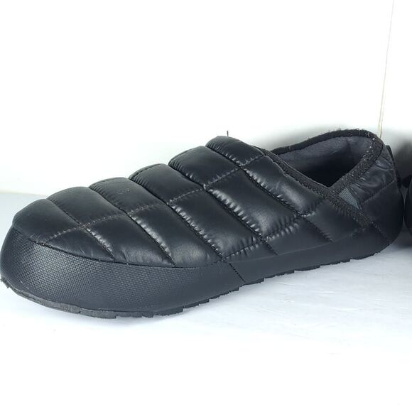The North Face Men's Thermoball Traction US13 Black Insulated Mules V Slippers - Picture 6 of 16